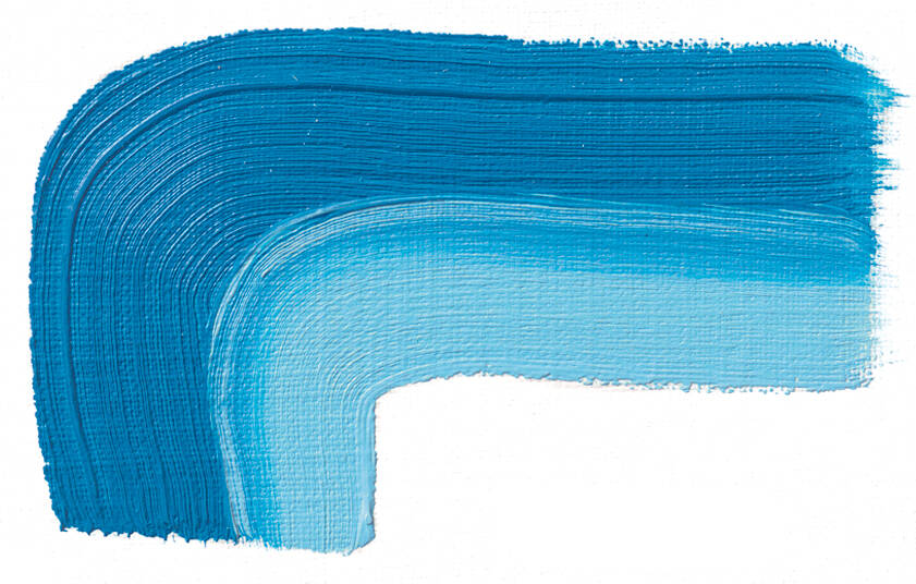 Schmincke Akademie Öl Color Yağlı Boya 200 ml 402 Primary Cyan Seri 1  - 2