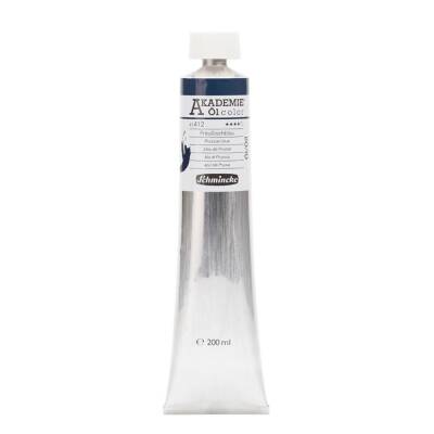Schmincke Akademie Öl Color Yağlı Boya 200 ml 412 Prussian Blue Seri 1 