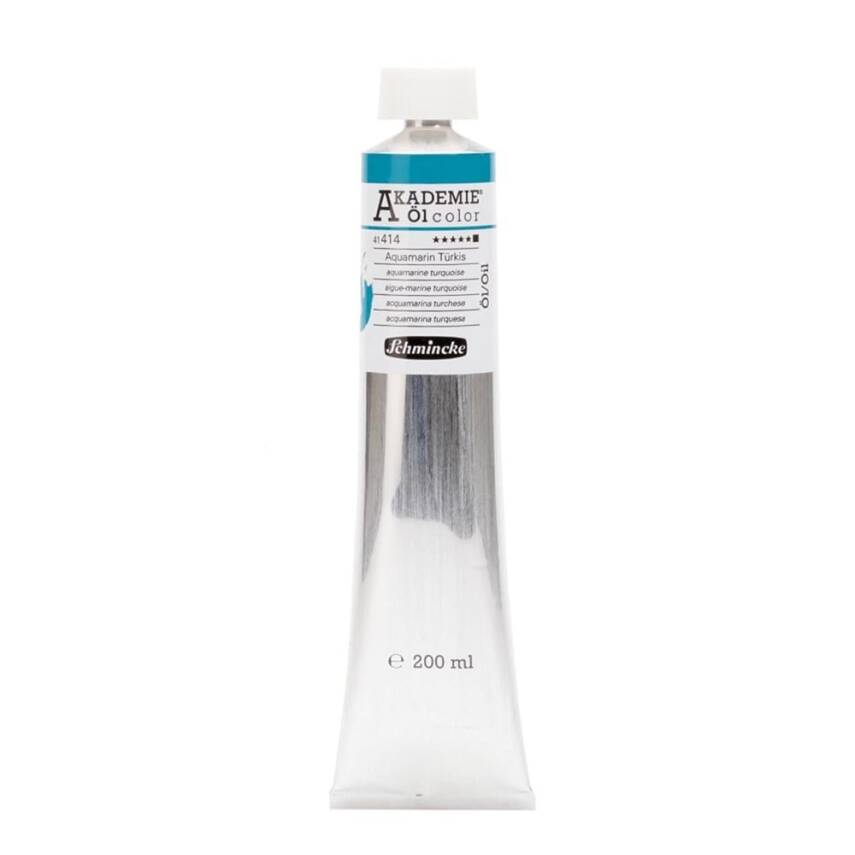 Schmincke Akademie Öl Color Yağlı Boya 200 ml 414 Aquamarine Turquoise Seri 1  - 1