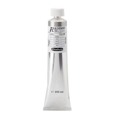 Schmincke Akademie Öl Color Yağlı Boya 200 ml 800 Silver Seri 2  - 1