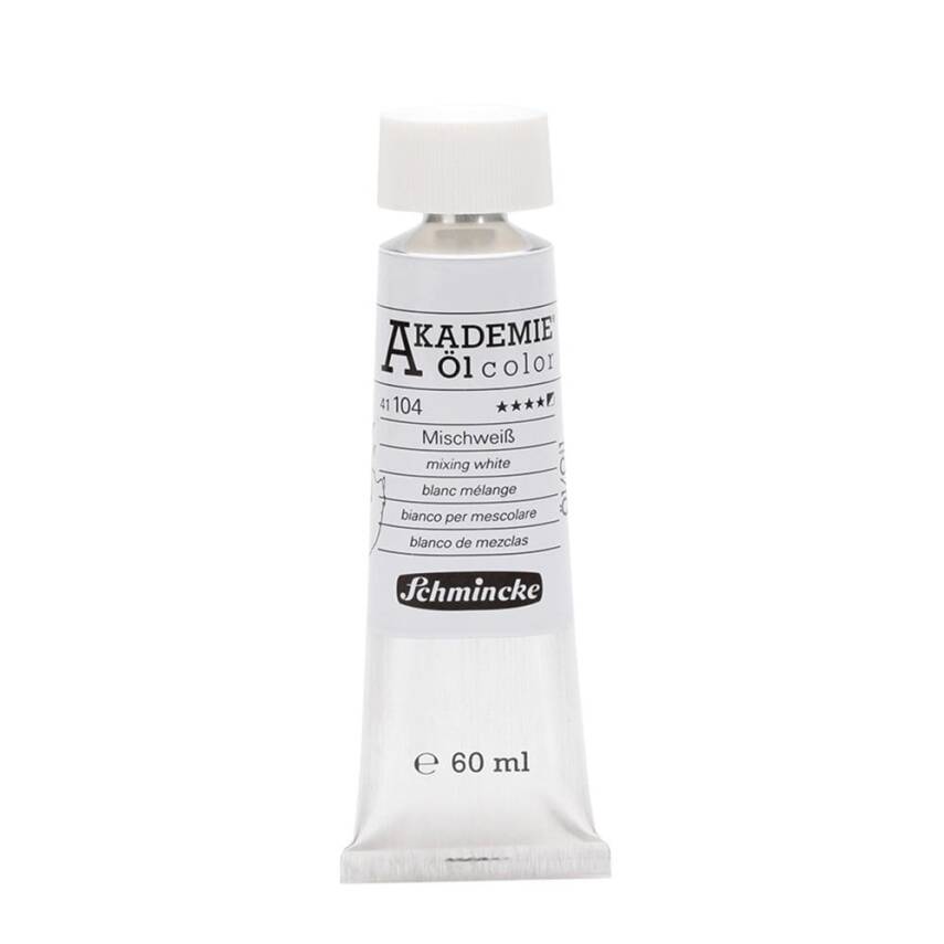 Schmincke Akademie Öl Color Yağlı Boya 60 ml 104 Mixing White Seri 1 - 1