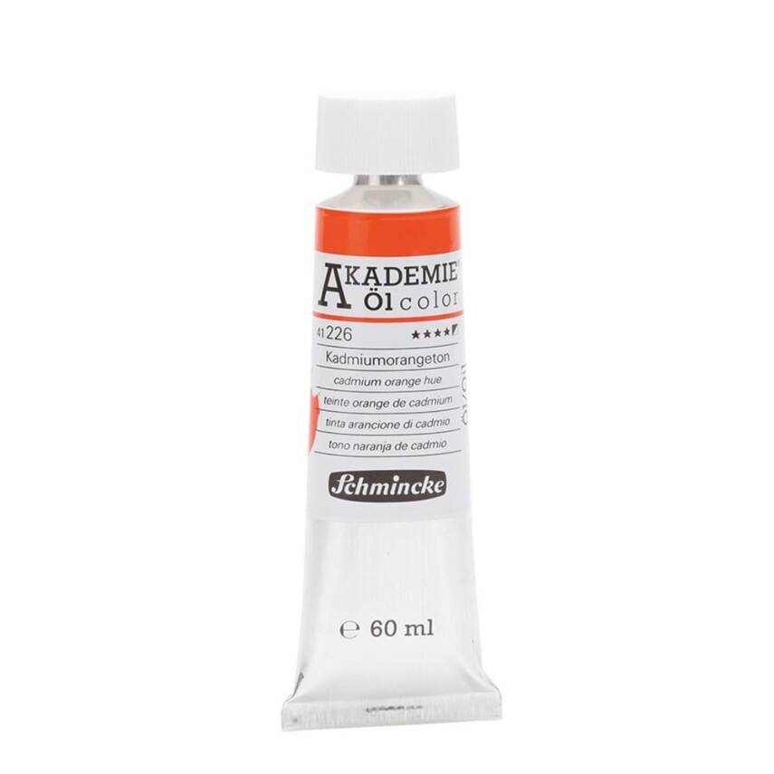 Schmincke Akademie Öl Color Yağlı Boya 60 ml 226 Cadmium Orange Hue Seri 1 - 1