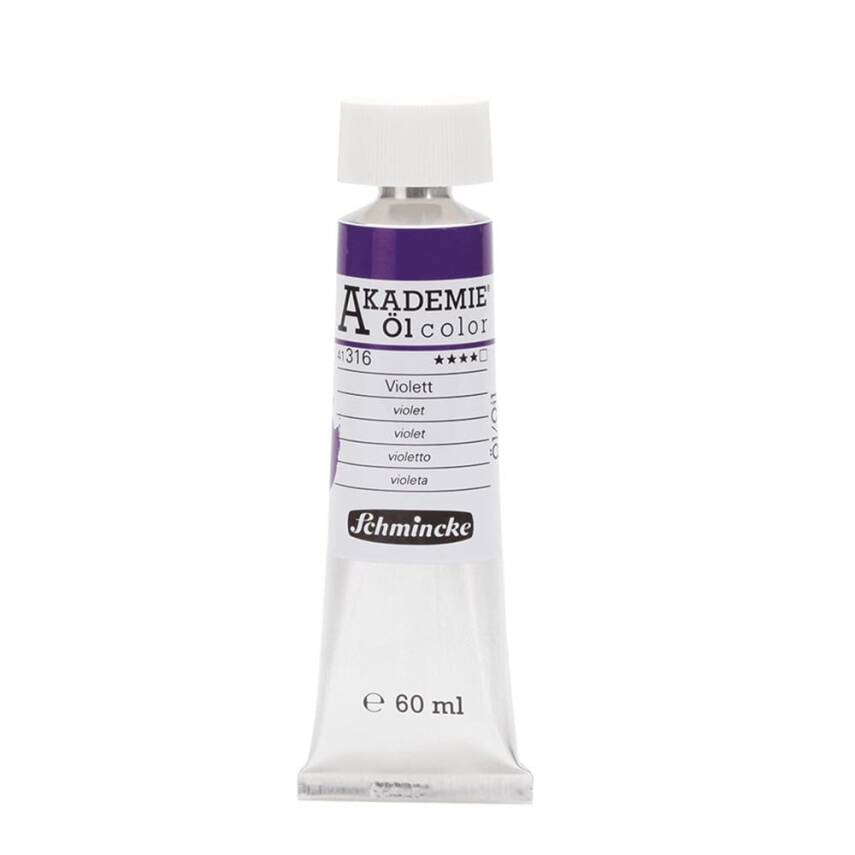 Schmincke Akademie Öl Color Yağlı Boya 60 ml 316 Violet Seri 1 - 1
