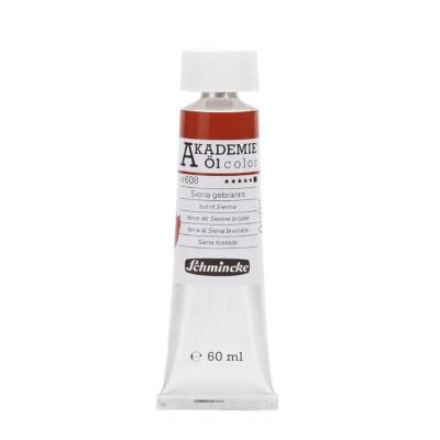 Schmincke Akademie Öl Color Yağlı Boya 60 ml 608 Burnt Sienna Seri 1 - 1