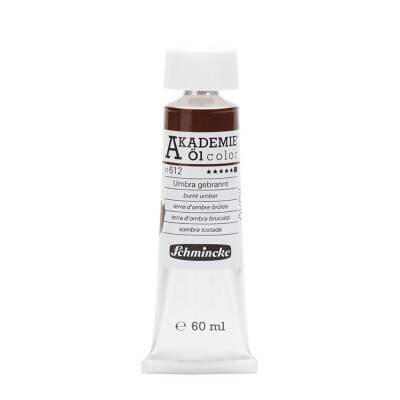 Schmincke Akademie Öl Color Yağlı Boya 60 ml 612 Burnt Umber Seri 1 - 1