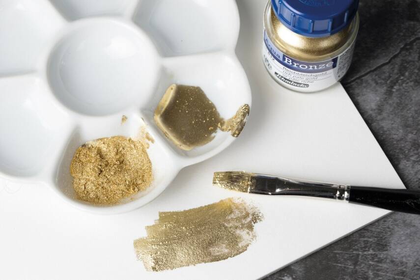 Schmincke Aqua Bronze Metallic Watercolor 20 ml - 2