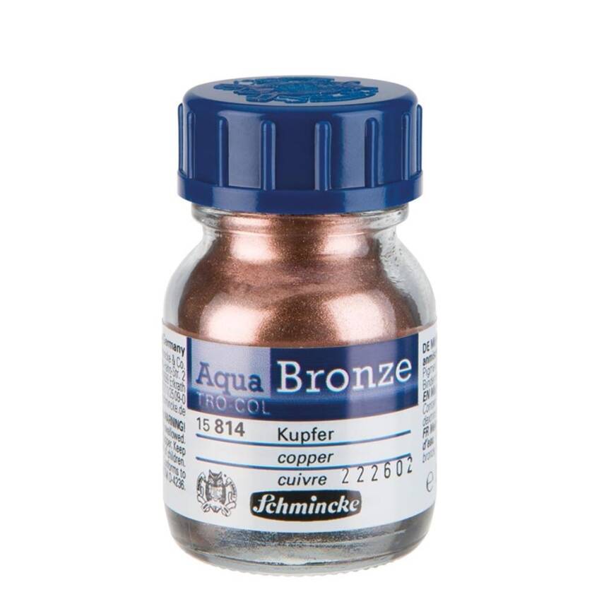 Schmincke Aqua Bronze Sulu Boya Yaldız Pigment 20 ml 814 Copper - 1