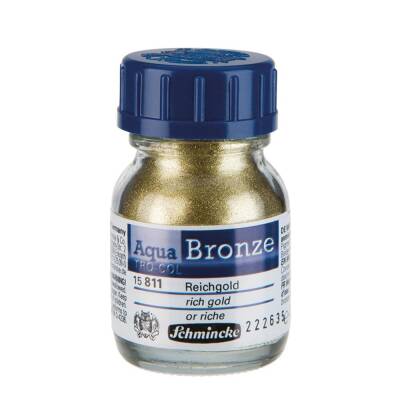 Schmincke Aqua Bronze Watercolor Gilding Pigment 20 ml 811 Rich Gold