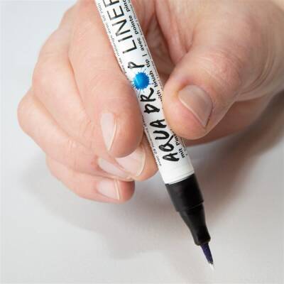 Schmincke Aqua Drop Liquid Watercolor Brush Tip Refillable Pen - 6