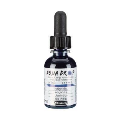 Schmincke Aqua Drop Liquid Watercolor Indigo Blue 30 ml