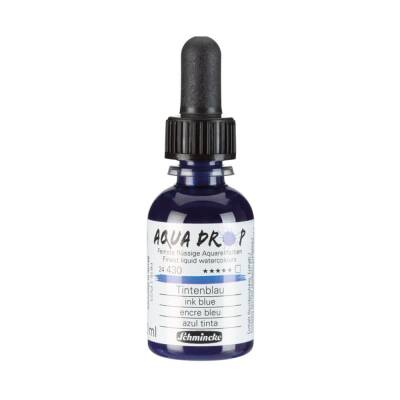 Schmincke Aqua Drop Liquid Watercolor Ink Blue 30 ml