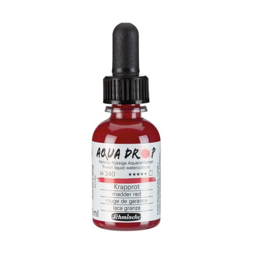 Schmincke Aqua Drop Liquid Watercolor Madder Red 30 ml - 1