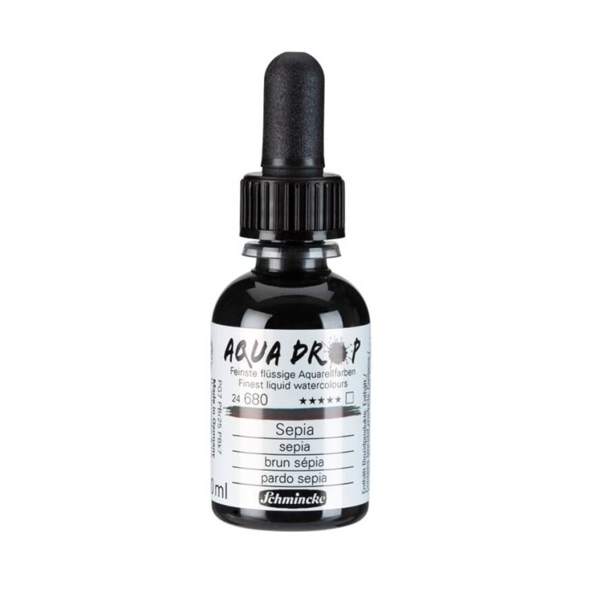 Schmincke Aqua Drop Liquid Watercolor Sepia 30 ml - 1