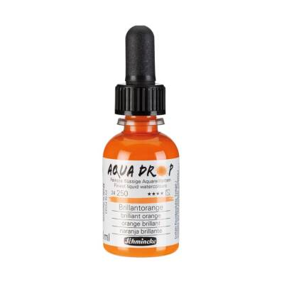 Schmincke Aqua Drop Liquid Watercolour Brilliant Orange 30 ml