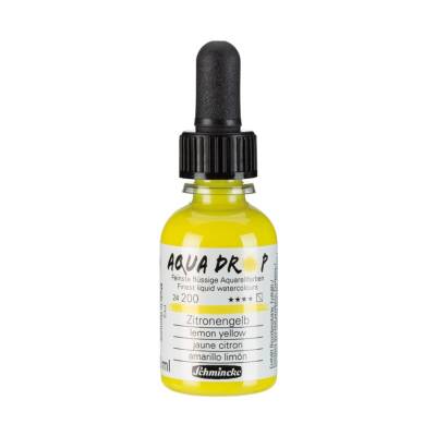 Schmincke Aqua Drop Liquid Watercolour Lemon Yellow 30 ml