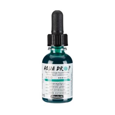 Schmincke Aqua Drop Sıvı Suluboya 30 ml 500 Emerald Green - 1