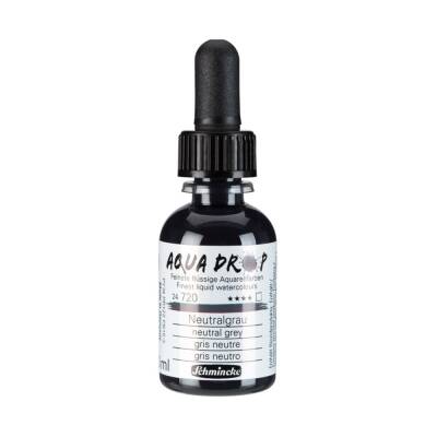 Schmincke Aqua Drop Sıvı Suluboya 30 ml 720 Neutral Grey 