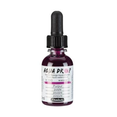 Schmincke Aqua Drop Sıvı Suluboya 30 ml 390 Purple