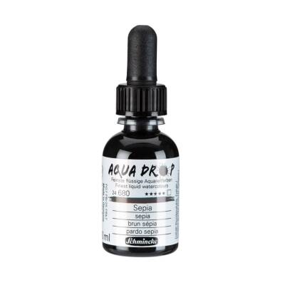 Schmincke Aqua Drop Sıvı Suluboya 30 ml 680 Sepia 