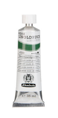 Schmincke Aqua Linol Paint Chromium Oxide Green Hue 35 ml