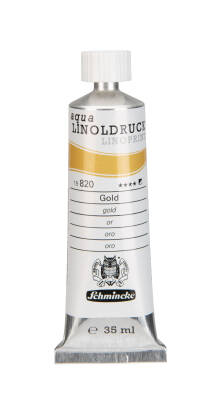 Schmincke Aqua Linol Paint Gold 35 ml