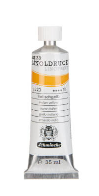 Schmincke Artist Aqua Linol Paint Indian Yellow 35 ml