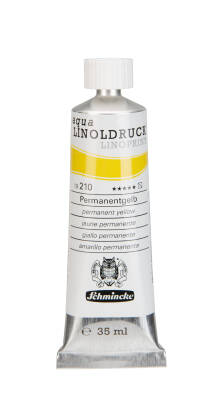 Schmincke Artist Aqua Linol Paint Permanent Yellow 35 ml