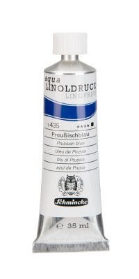 Schmincke Aqua Linol Paint Prussian Blue 35 ml
