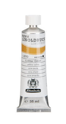 Schmincke Aqua Linol Paint Yellow Ochre 35 ml