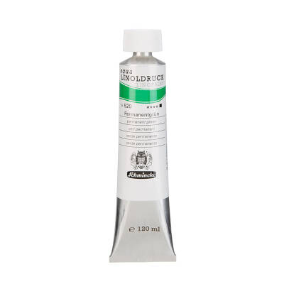 Schmincke Artist Aqua Linol Paint Permanent Green 120 ml