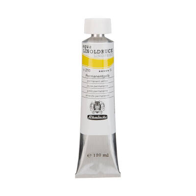 Schmincke Artist Aqua Linol Paint Permanent Yellow 120 ml