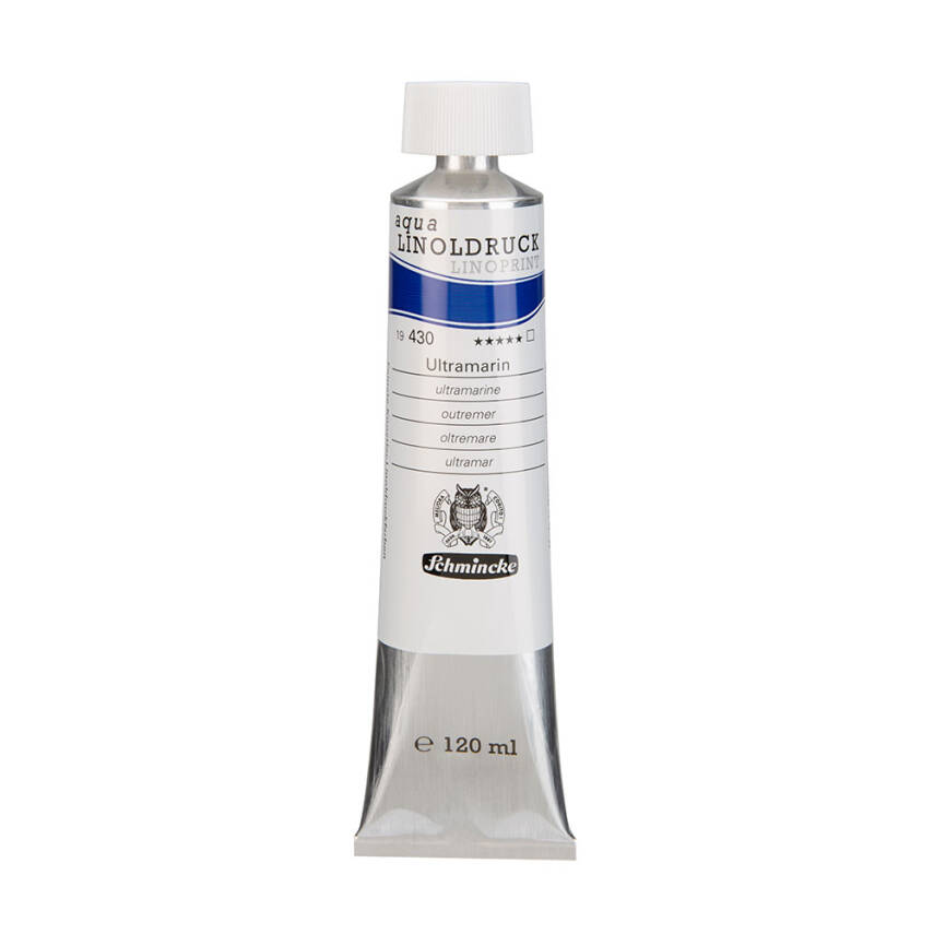 Schmincke Artist Aqua Linol Paint Ultramarine 120 ml - 1