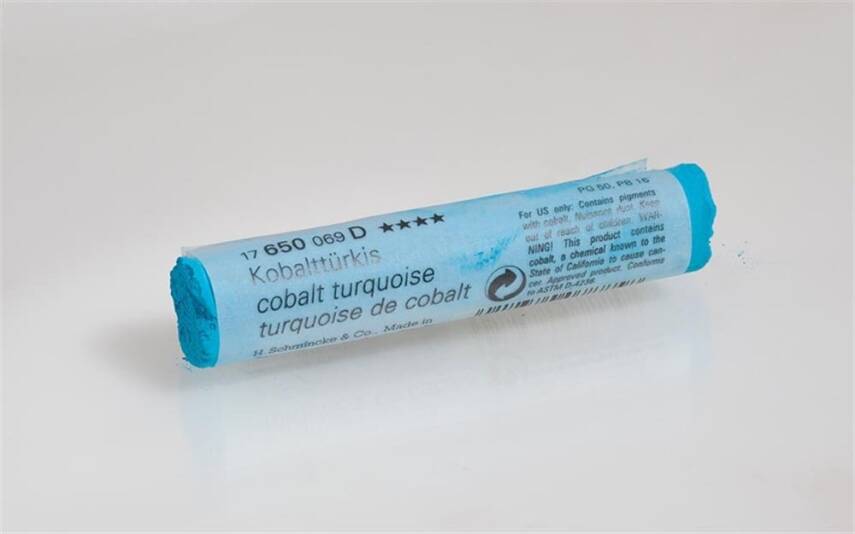 Schmincke Artist Soft Pastel 650 D Cobalt Turquoise - 3