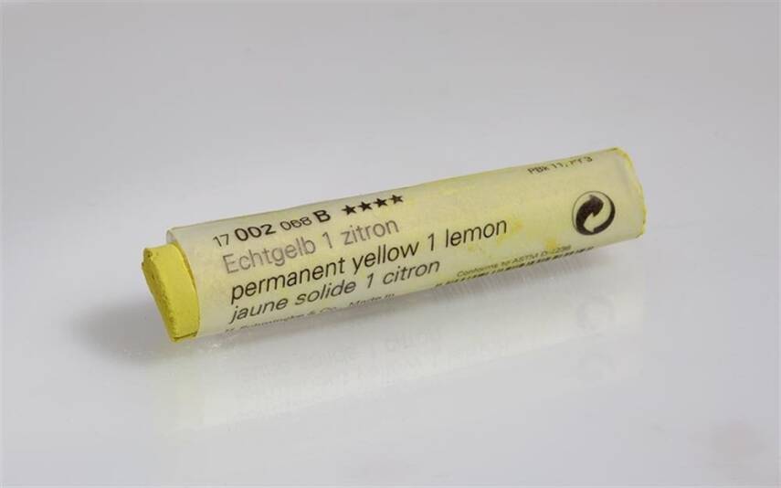 Schmincke Artist Soft Pastel Boya 002 B Permanent Yellow 1 Lemon - 1