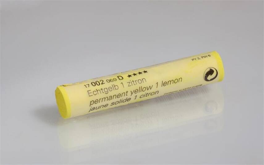Schmincke Artist Soft Pastel Boya 002 D Permanent Yellow 1 Lemon - 1