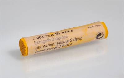 Schmincke Artist Soft Pastel Boya 004 B Permanent Yellow 3 Deep