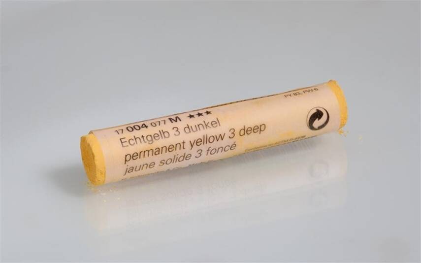 Schmincke Artist Soft Pastel Boya 004 M Permanent Yellow 3 Deep - 1