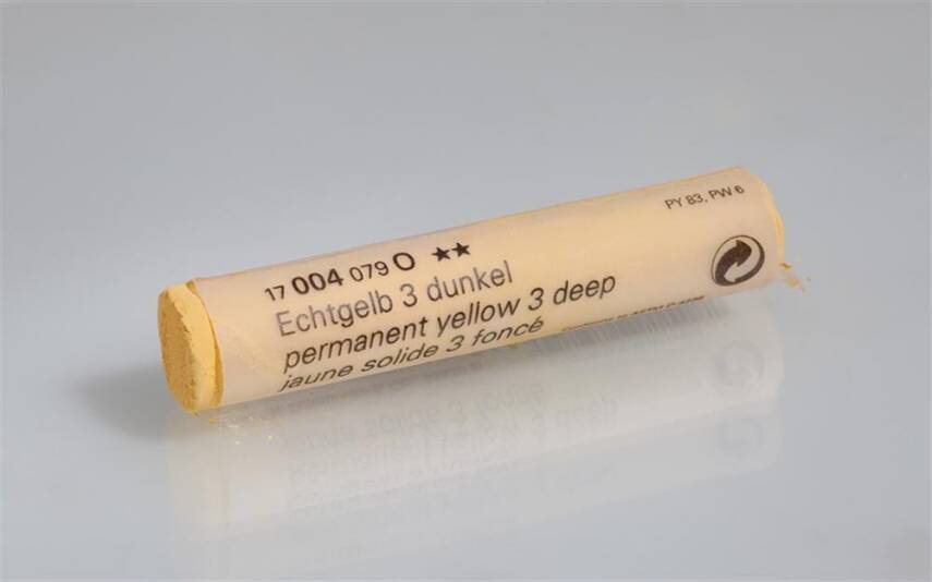Schmincke Artist Soft Pastel Boya 004 O Permanent Yellow 3 Deep - 1
