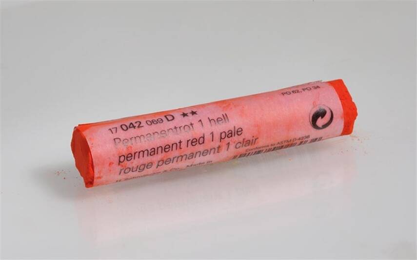 Schmincke Artist Soft Pastel Boya 042 D Permanent Red 1 Pale - 1