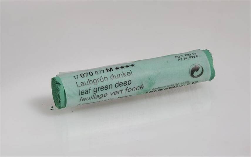 Schmincke Artist Soft Pastel Boya 070 M Leaf Green Deep - 1
