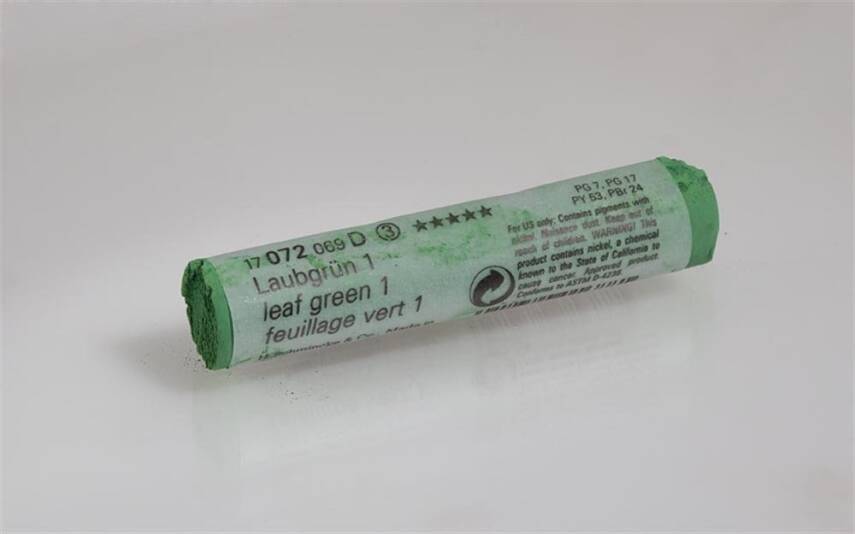 Schmincke Artist Soft Pastel Boya 072 D Leaf Green 1 - 1