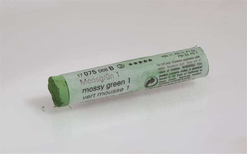 Schmincke Artist Soft Pastel Boya 075 B Mossy Green 1 - 1