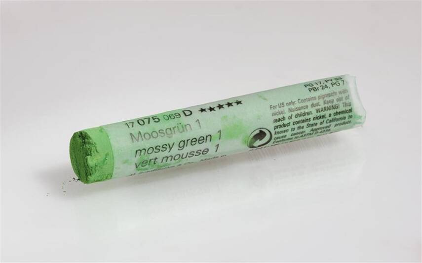 Schmincke Artist Soft Pastel Boya 075 D Mossy Green 1 - 1