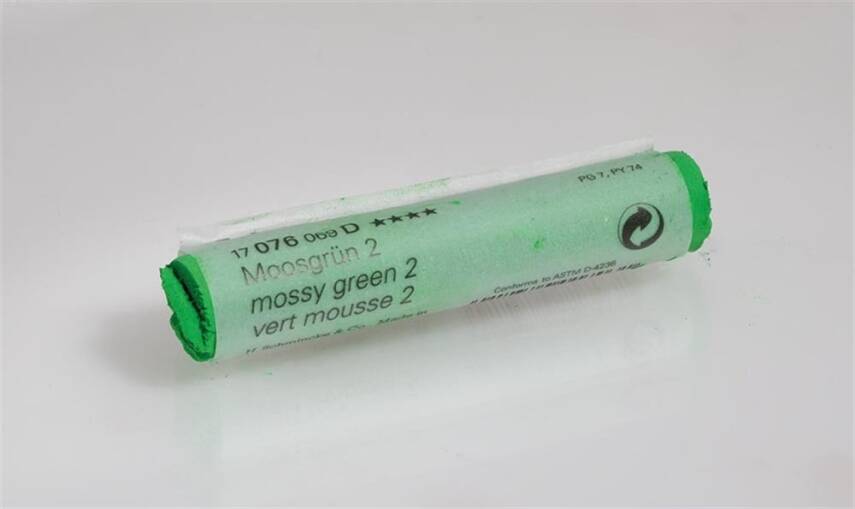 Schmincke Artist Soft Pastel Boya 076 D Mossy Green 2 - 1
