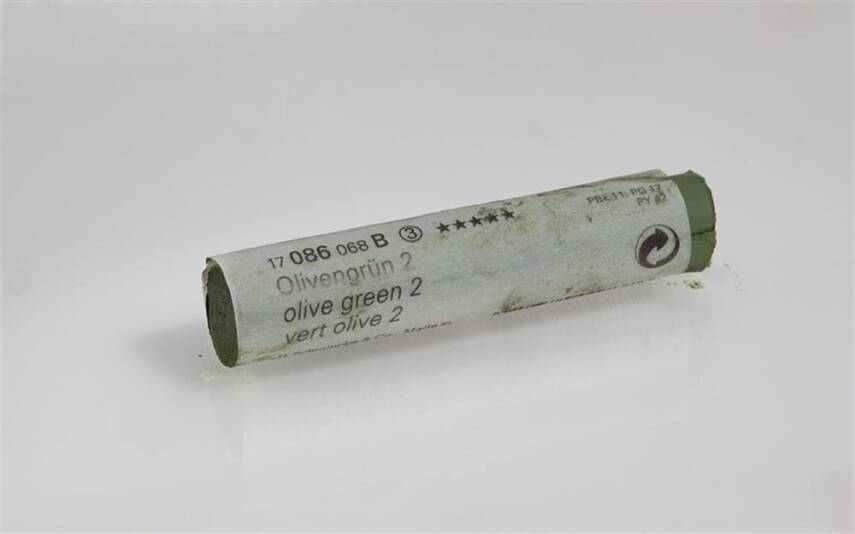 Schmincke Artist Soft Pastel Boya 086 B Olive Green 2 - 1