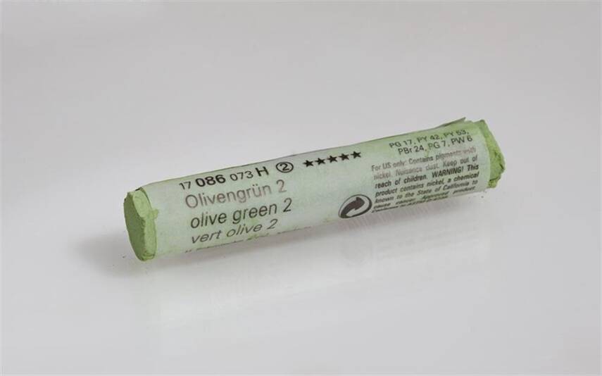 Schmincke Artist Soft Pastel Boya 086 H Olive Green 2 - 1