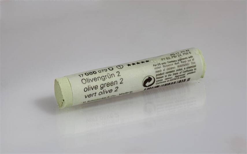 Schmincke Artist Soft Pastel Boya 086 O Olive Green 2 - 1