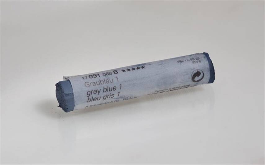 Schmincke Artist Soft Pastel Boya 091 B Grey Blue 1 - 1