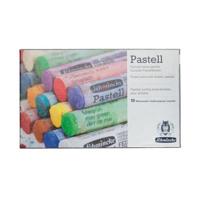 Schmincke Artist Soft Pastel Cardboard Box Pastel Set, 10 General Purpose Colors 77210 - 1