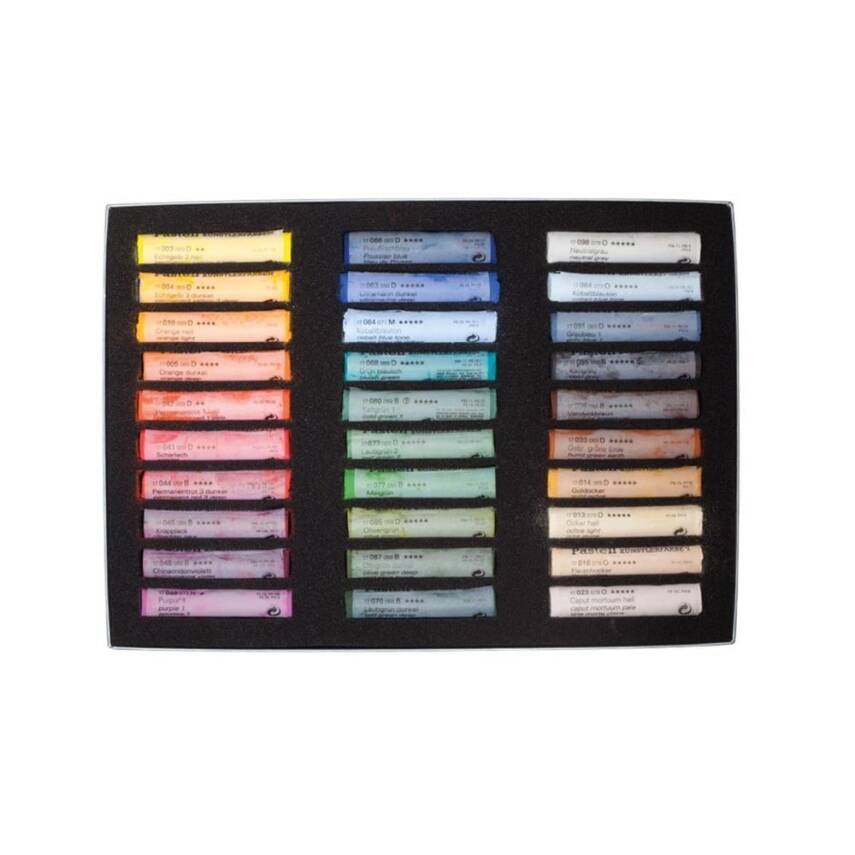 Schmincke Artist Soft Pastel Cardboard Box Pastel Set 30 General Purpose Colors 77230 - 2